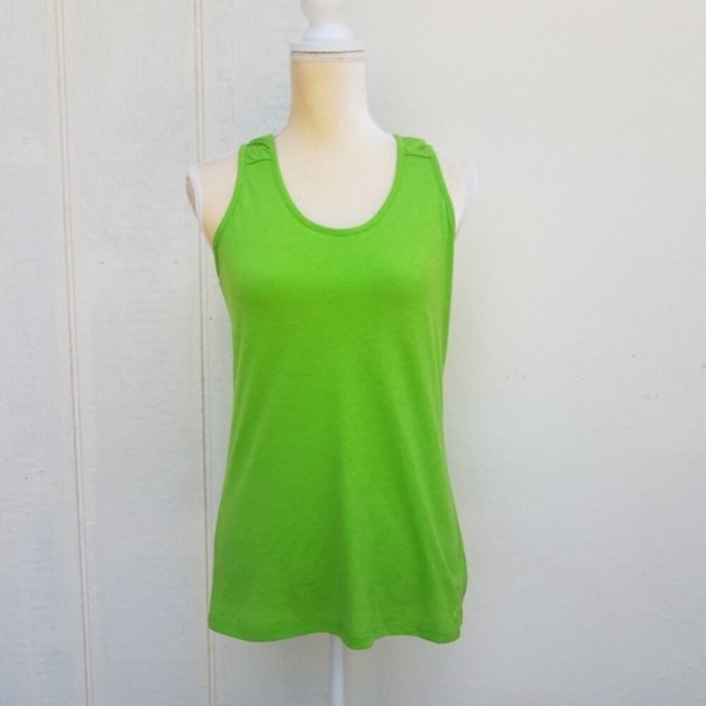Marmot green tank top size medium .